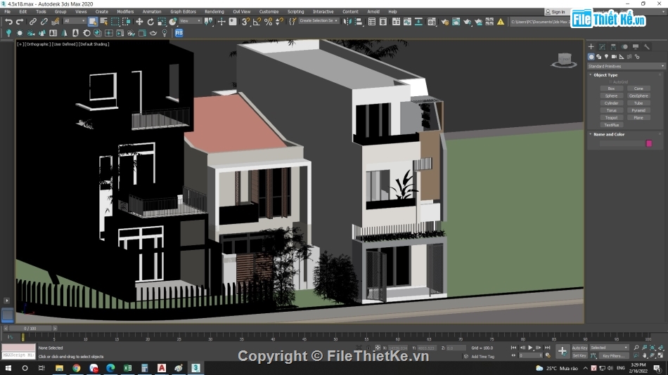 Nhà phố 3 tầng 4.5x18m,Autocad nhà phố 3 tầng,Bản vẽ nhà phố 3 tầng,Thiết kế nhà phố 3 tầng,bản vẽ nhà phố 3 tầng,File autocad nhà phố 3 tầng